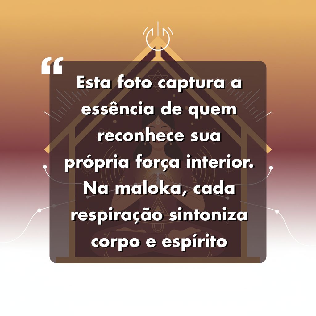 Esta foto lembra frases para foto sozinha triste, refletindo a essência de quem reconhece sua força interior. Na maloka, cada respiração conecta corpo e espírito.